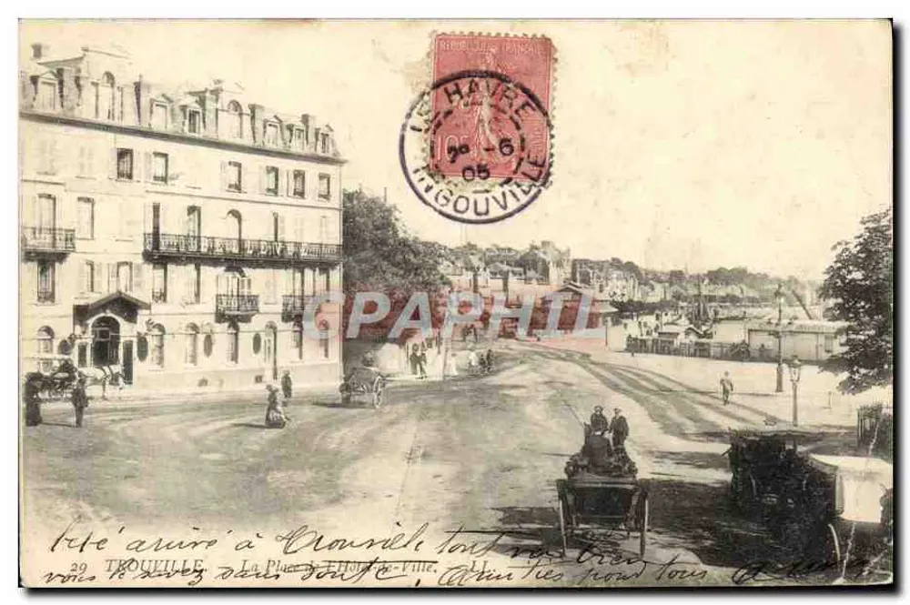TROUVILLE — Die Strände von Étoupey-en-Caux — L'Imprimerie Nouvelle Photographique, Paris - Vorderseite