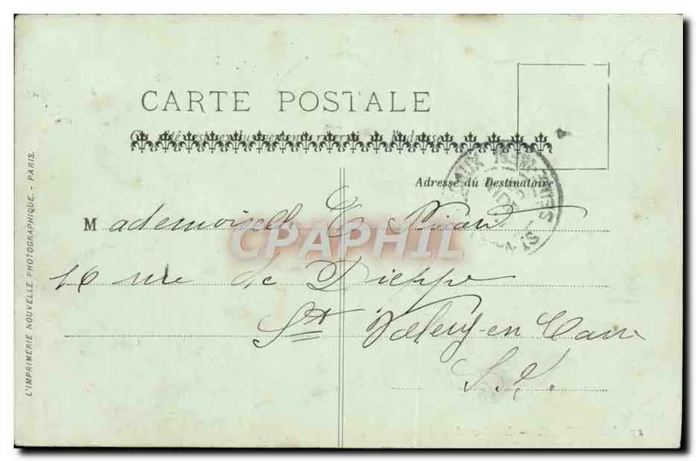 TROUVILLE — Die Strände von Étoupey-en-Caux — L'Imprimerie Nouvelle Photographique, Paris - Rückseite