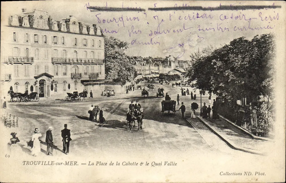 TROUVILLE-sur-MER — Die Place de la Cabotie & der Quai Vallée — Sammlung ND. Phot. n°69 - Vorderseite