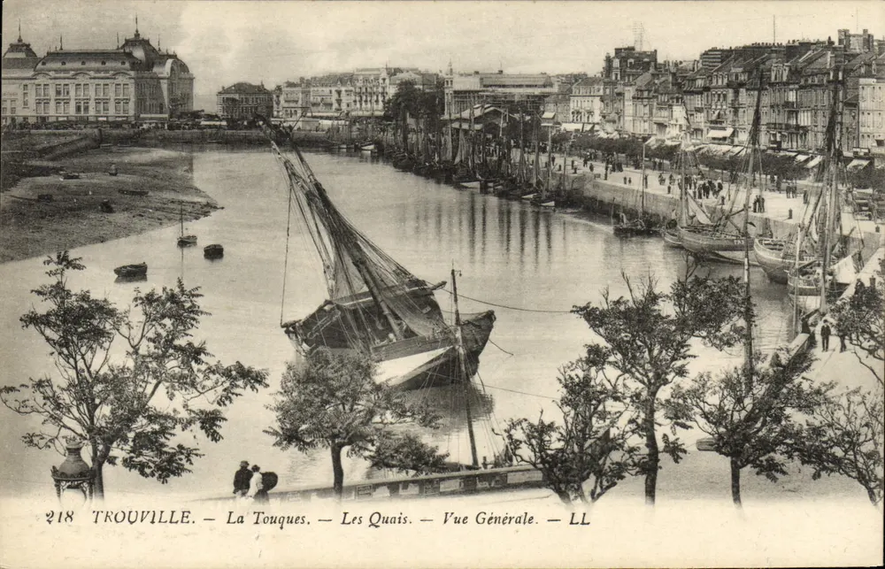 Trouville — La Touques — Die Quais — Allgemeine Ansicht — LL - Vorderseite