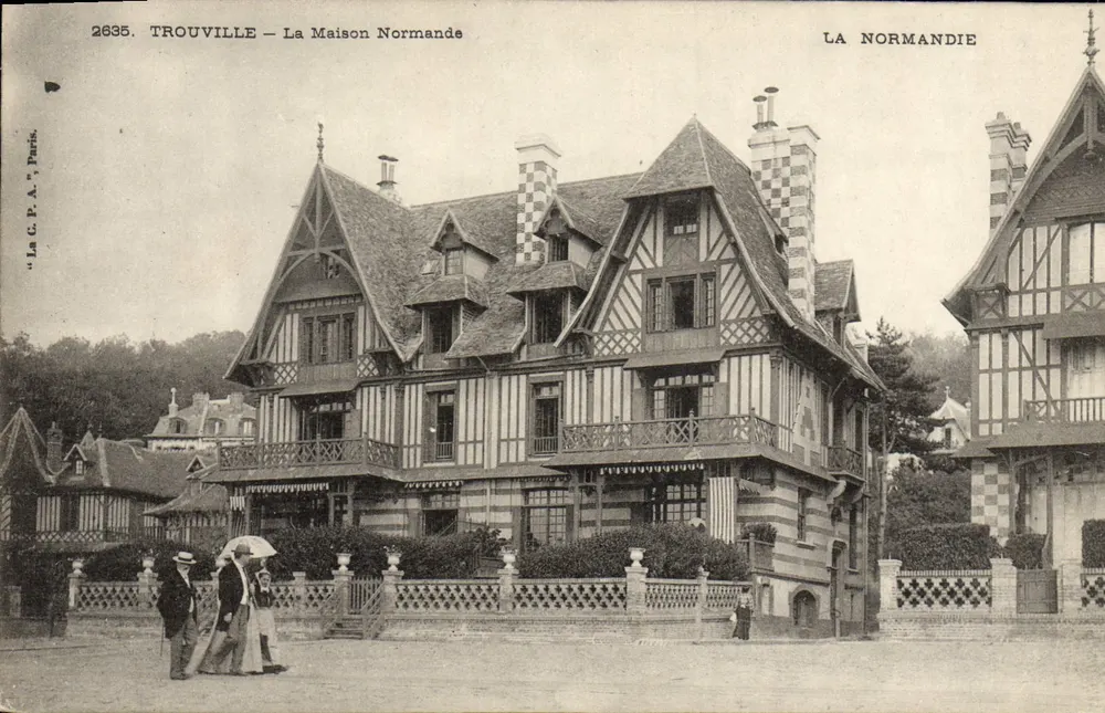 Trouville — A Casa Normanda — La C.P.A., Paris, n° 2635 - Frente