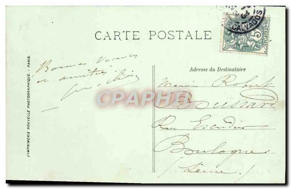 Trouville — A Casa Normanda — LL. - Verso