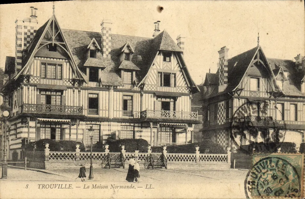 Trouville — A Casa Normanda — LL. - Frente