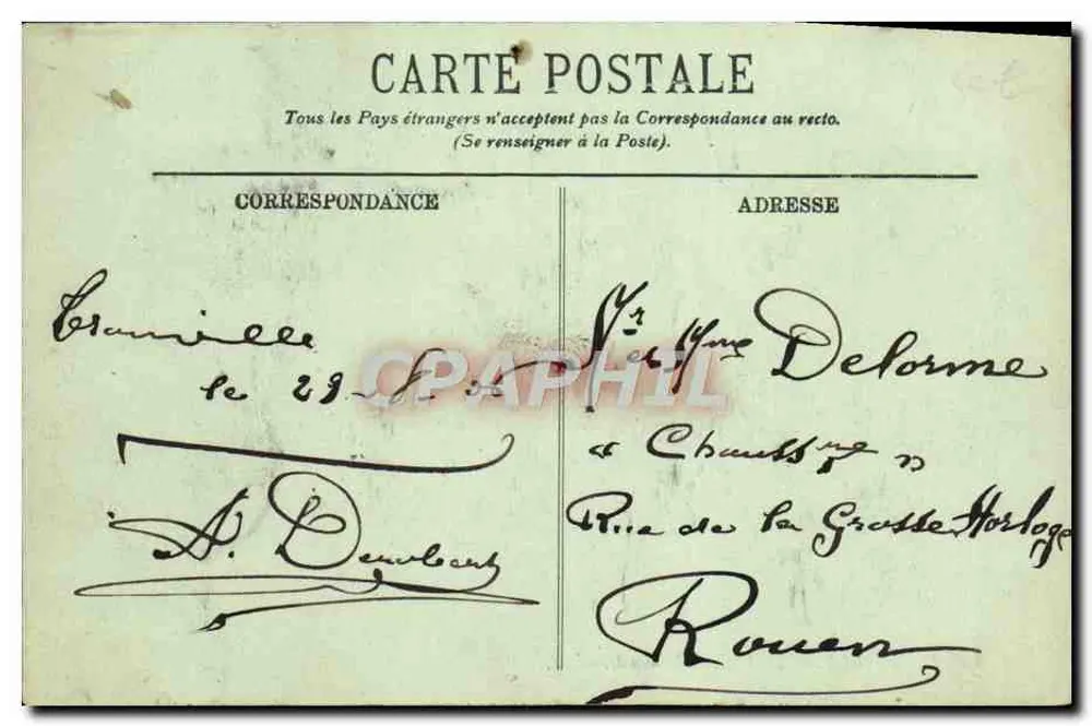Trouville — A Casa Normanda — LL. - Verso