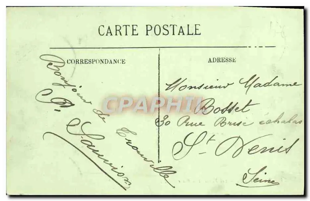Trouville — Die Villen und die Bucht — LL. - Rückseite