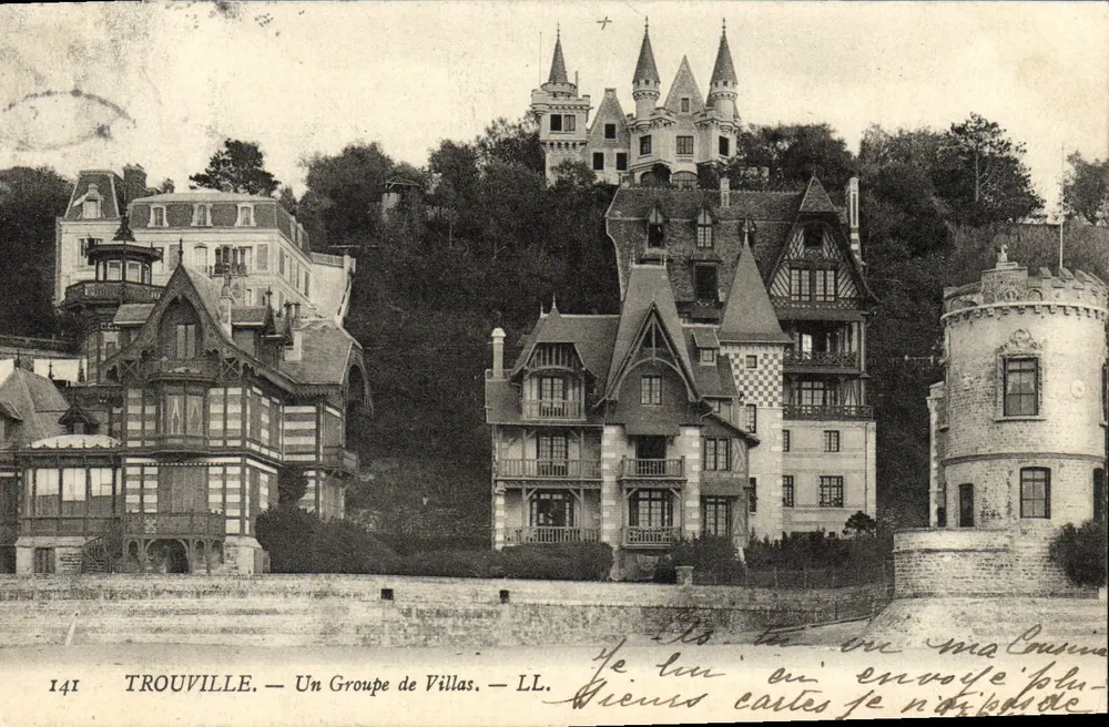 Trouville — Eine Gruppe von Villen — LL. n°141 - Vorderseite