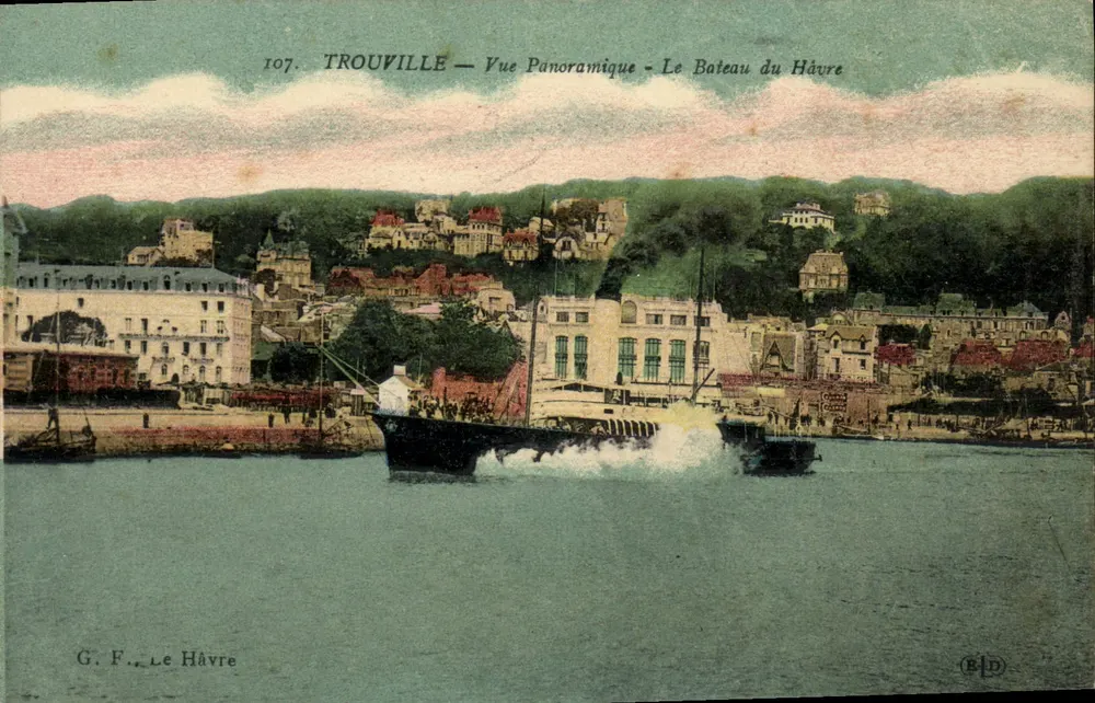 Trouville — Panoramablick — Das Bateau du Havre — G. F., Le Havre - Vorderseite