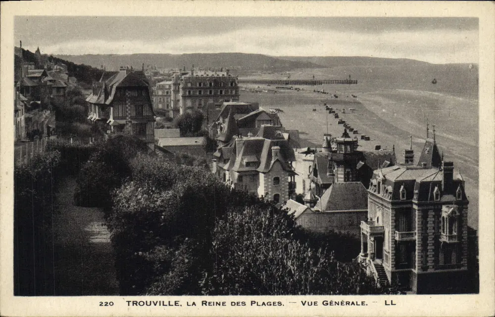Trouville, die Königin der Strände — Allgemeine Ansicht — LL, n° 220 - Vorderseite