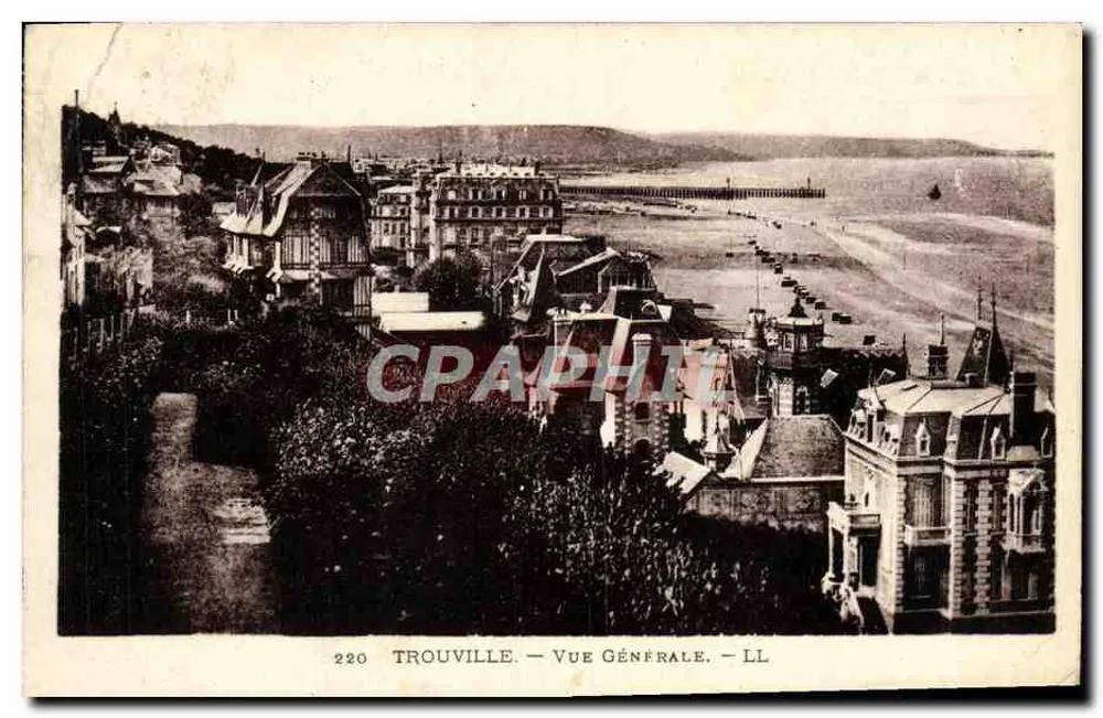 Trouville — Vue Générale — LL, éditeur LL, n° 220 - Frente