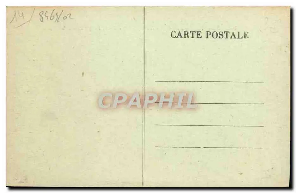 Trouville (Calvados) — Allgemeiner Blick auf den Strand und Villen — Verlag M.D. n° 709 - Rückseite