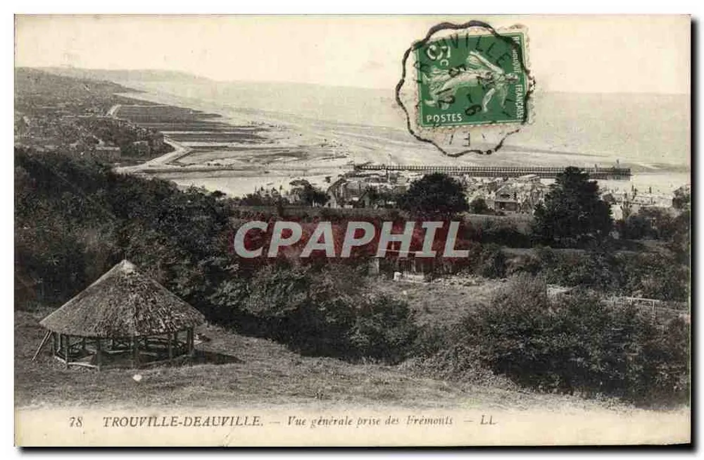 Trouville-Deauville — Allgemeiner Blick von den Frémonts — LL - Vorderseite