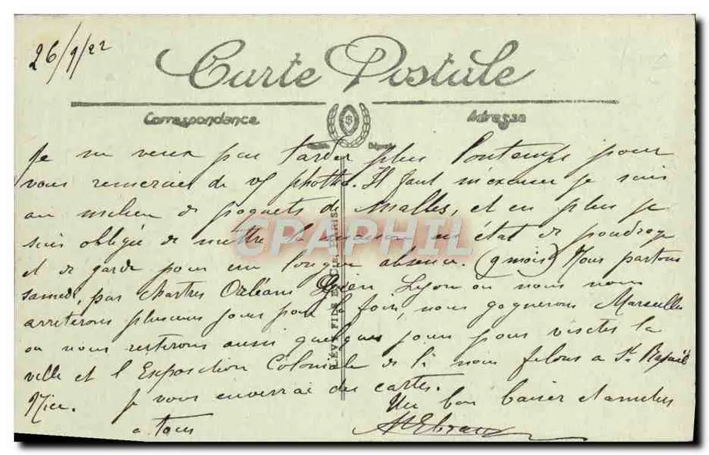 Trouville — Ansicht vom Steg-Promenaden — LL. n°150 - Rückseite