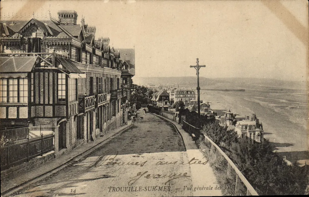 Trouville-sur-Mer — Allgemeiner Blick auf die Villen — unbekannter Verlag, Nr. 14 - Vorderseite