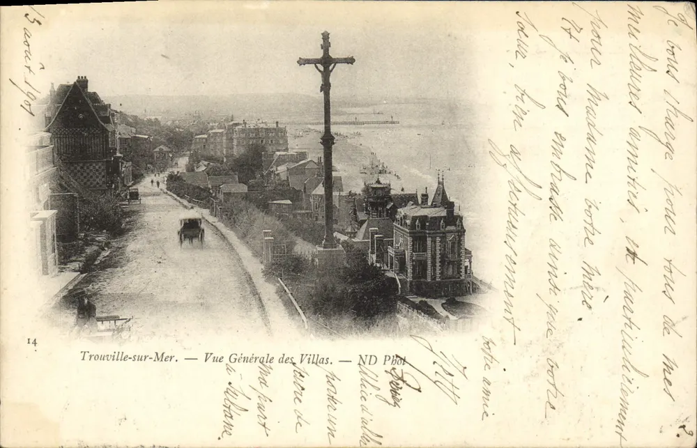 Trouville-sur-Mer — Allgemeiner Blick auf die Villen — ND Pnot - Vorderseite