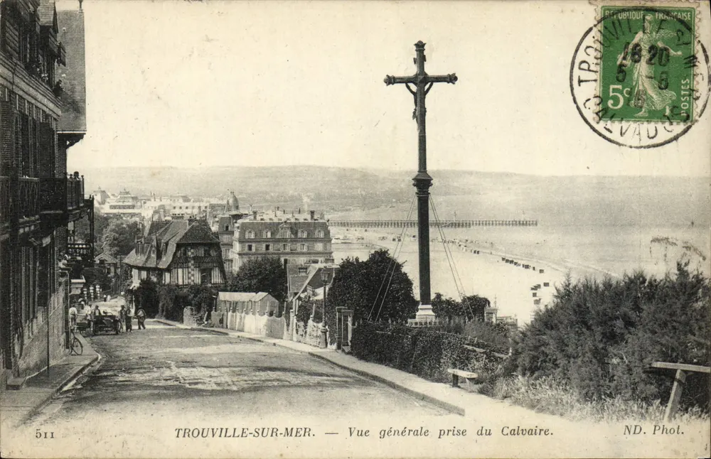 Trouville-sur-Mer — Allgemeiner Blick vom Calvary — ND. Phot. - Vorderseite