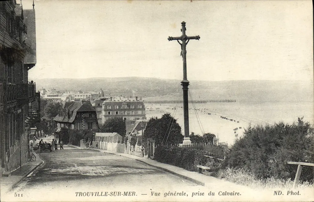 Trouville-sur-Mer — Allgemeiner Blick, vom Calvary aus — ND. Phot. - Vorderseite