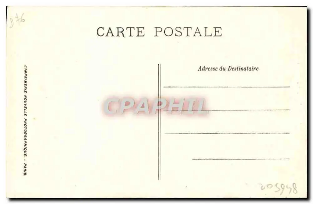Trouville — As Pontas — LL. - Verso