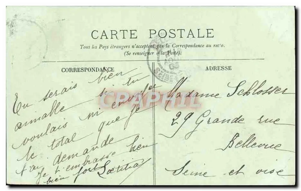 Trouville — Eingang zu den Dämmen — LL. — 142 - Rückseite