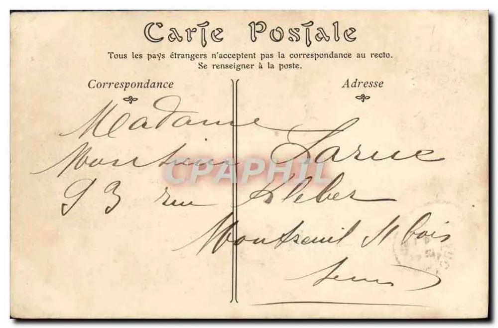 Trouville-sur-Mer — Die Piers zum Zeitpunkt der Flut — ND Phot - Rückseite