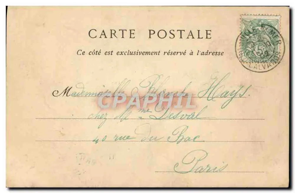 TROUVILLE-sur-MER — Die Piers bei Ebbe — Collections NI. Phot. - Rückseite