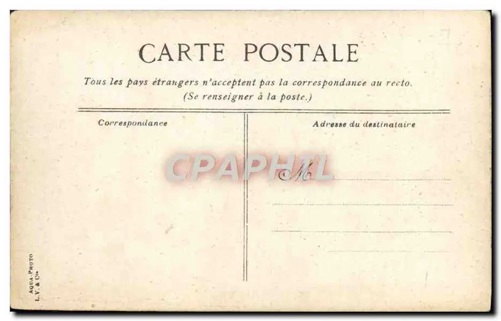 Trouville - O Mercado — editor L. Vigny & Cie, n°21 - Verso