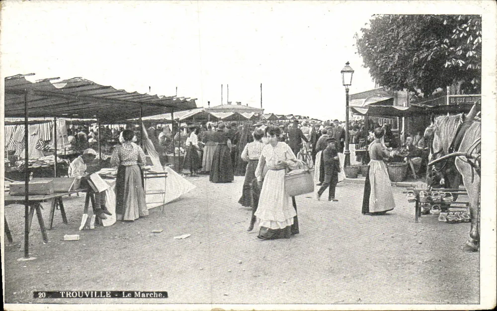 TROUVILLE - O Mercado — editor H. ET BLANC, n°20 - Frente