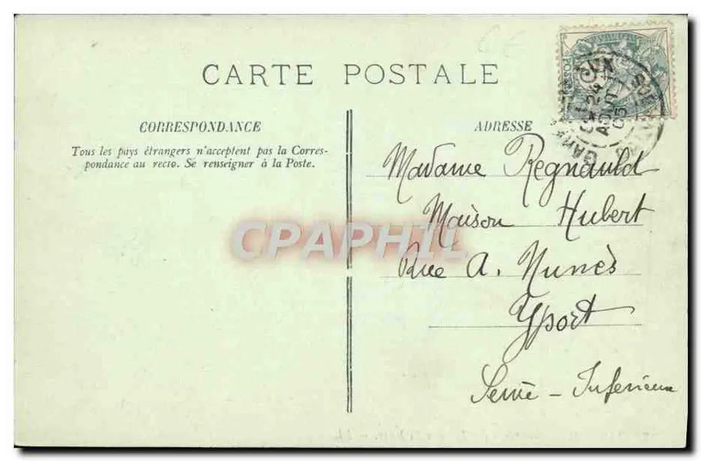 Trouville — Abfahrt der Fischboote — LL. n°48 - Rückseite