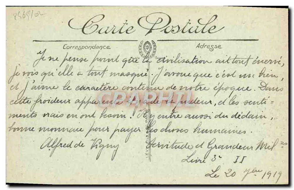 Trouville-Deauville — Fischboot zwischen den Schutzdämmen — LL. — Nr. 308 - Rückseite