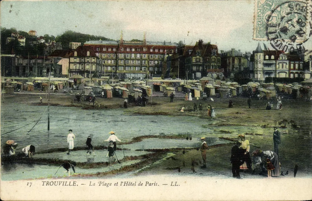 Trouville — Die Strände und das Hotel de Paris — LL. — Nr. 17 - Vorderseite