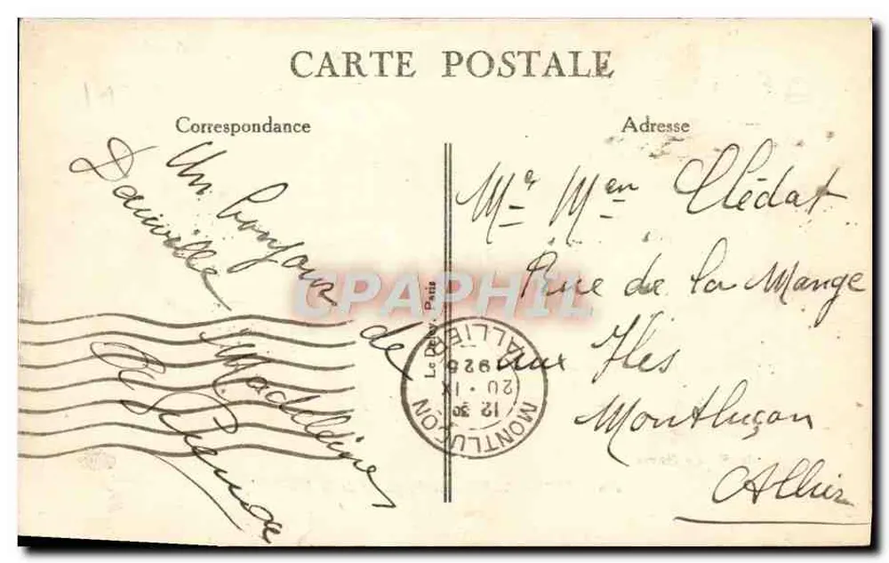 Trouville — Der Strand vom Pier aus gesehen — G. F. Le Havre, n° 286 - Rückseite