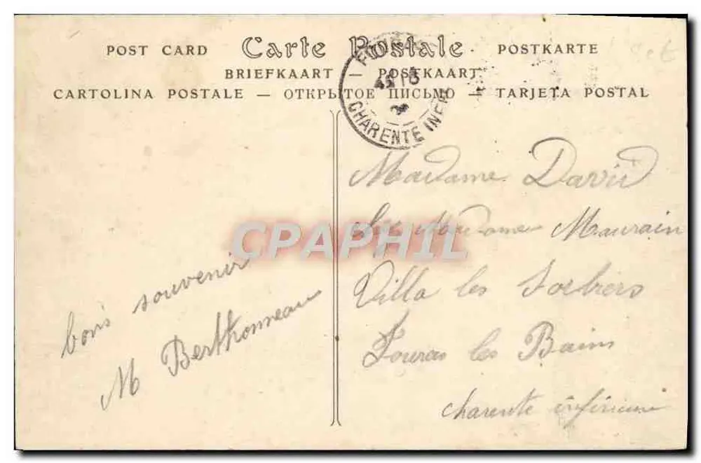 Trouville-sur-Mer — Das Hotel de Paris — ND Pbot - Rückseite