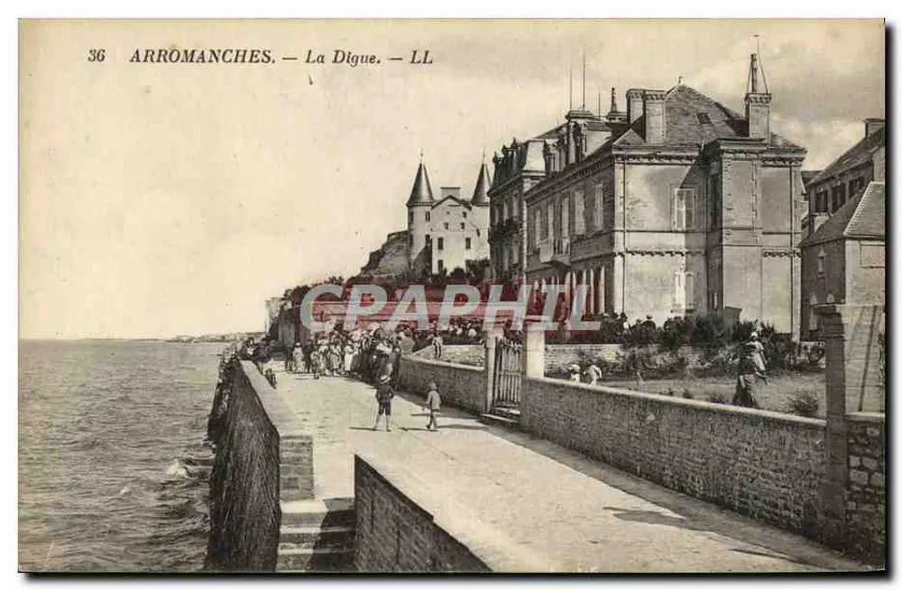 Arromanches — A Dique — LL - Frente