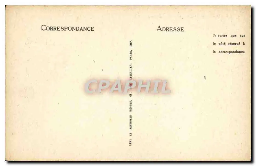 Arromanches — A Dique — LL - Verso