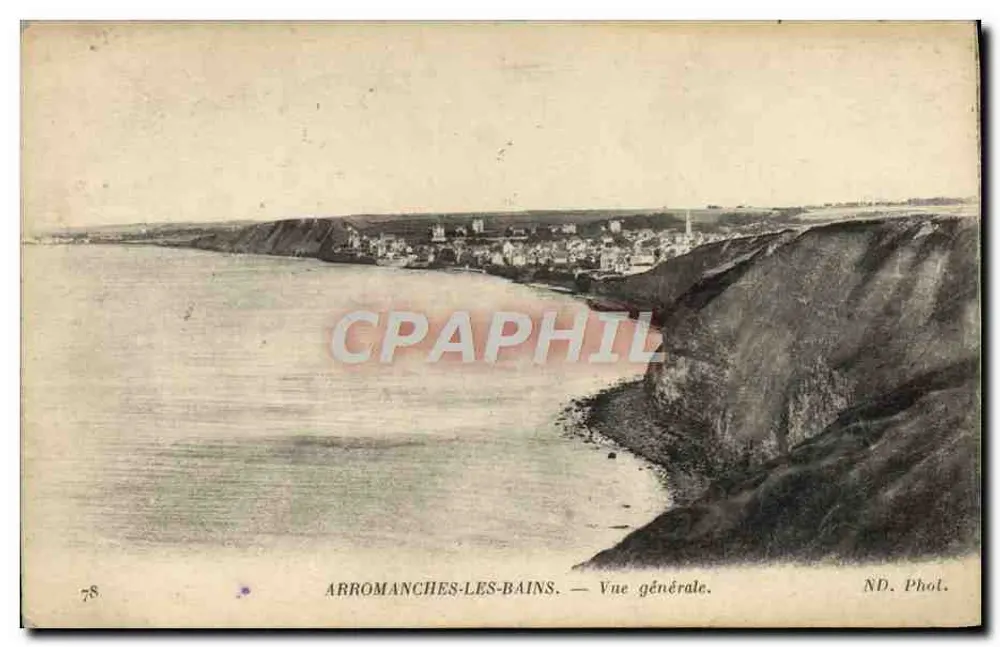 Arromanches-les-Bains — Vista geral — ND. Fot. - Frente