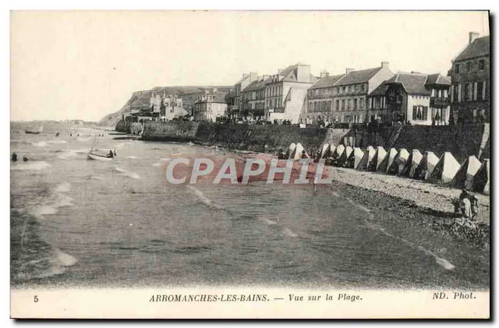 Arromanches-les-Bains — Vista sulla Spiaggia — ND. Fot. - Recto