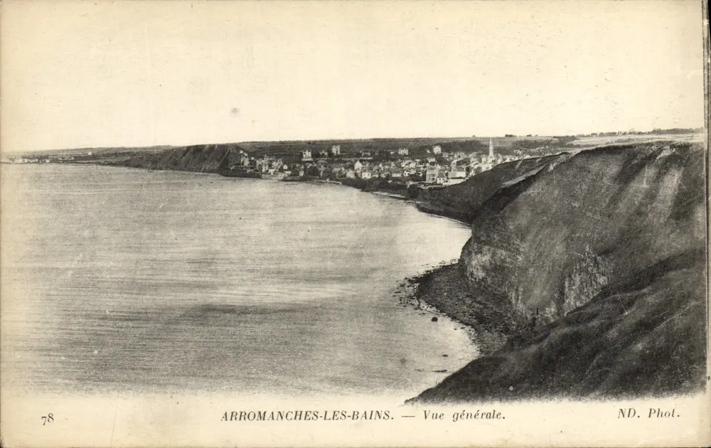 Arromanches-les-Bains — Vista geral — ND. Fot. - Frente