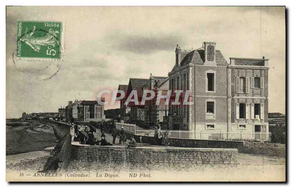 Asnelles (Calvados) — A Digue — ND Phot. - Frente