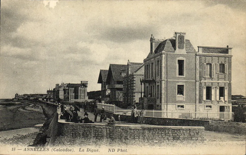 Asnelles (Calvados) — A Digue — ND Phot. - Frente