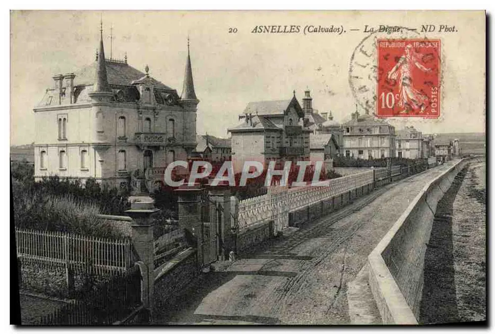 Asnelles (Calvados) — Digue — ND Phot. - Awers