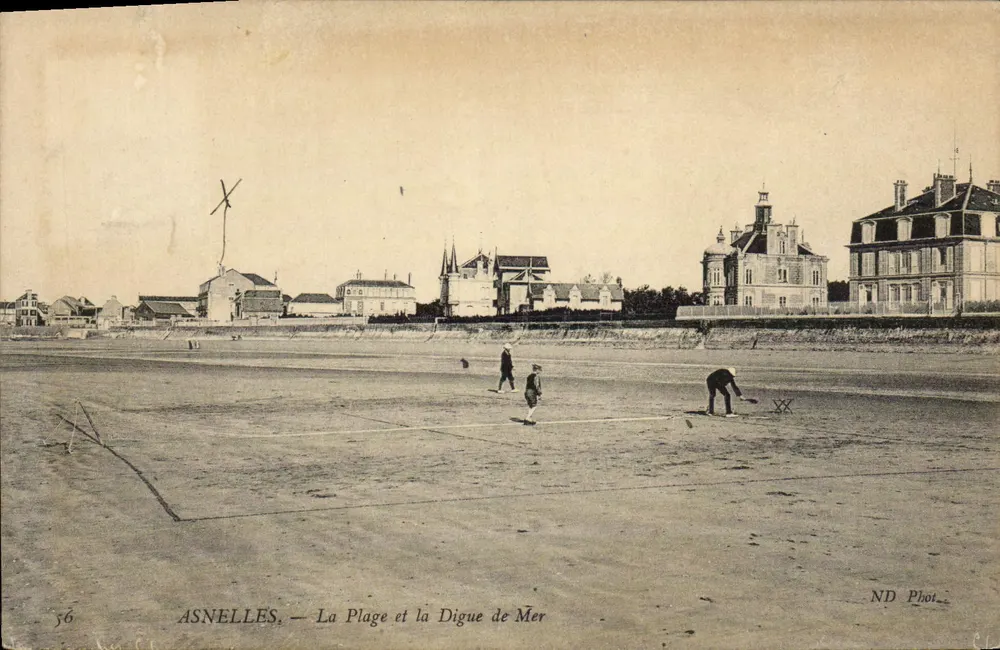Asnelles — Strand und Seedamm — ND Fotografie - Vorderseite