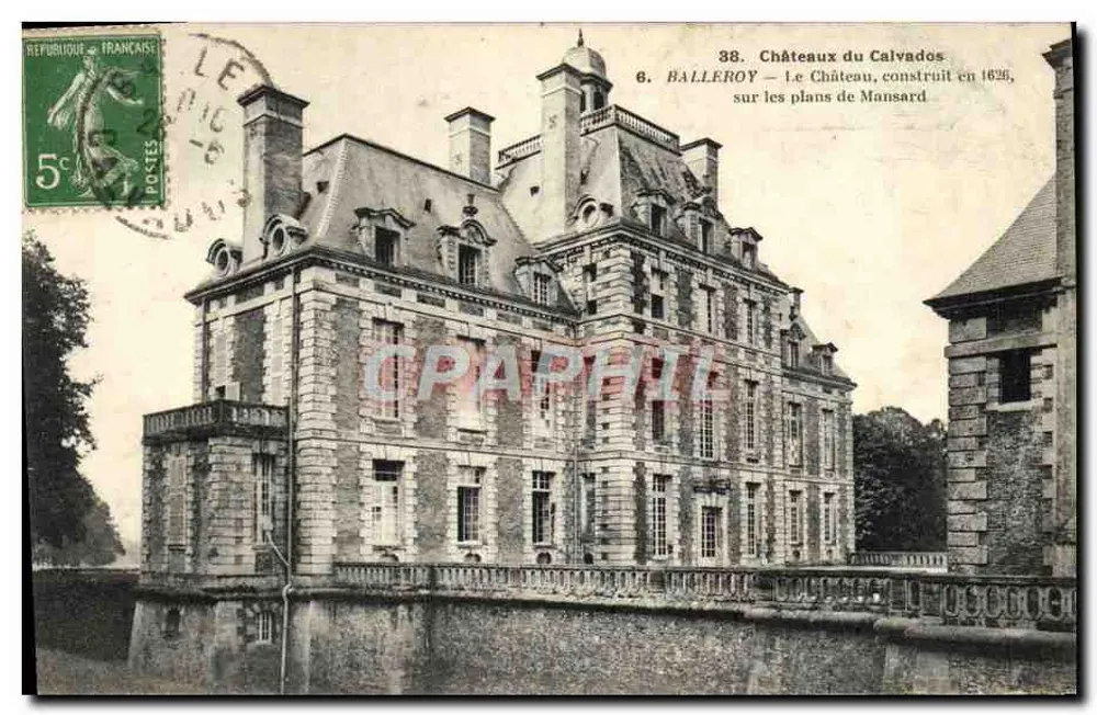 BalleroY — Das Schloss, erbaut im Jahr 1626, nach den Plänen von Mansard - Vorderseite