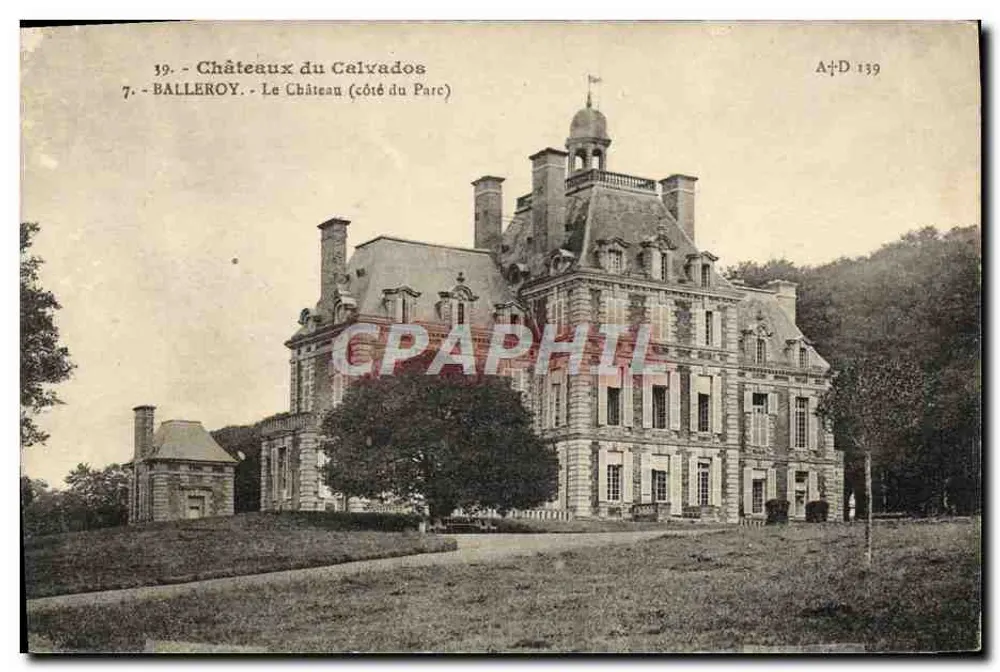 BalleroY - Le Château (côté du Parc) — Châteaux du Calvados, n° 139 - Vorderseite