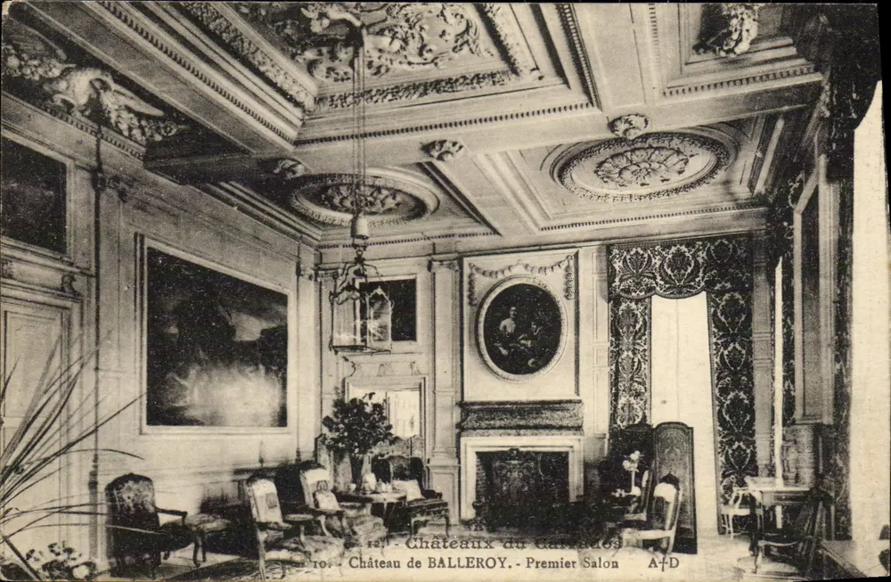 Schloss BALLERROY - Erster Salon — Schlösser des Gardelo - A+F-D - Vorderseite
