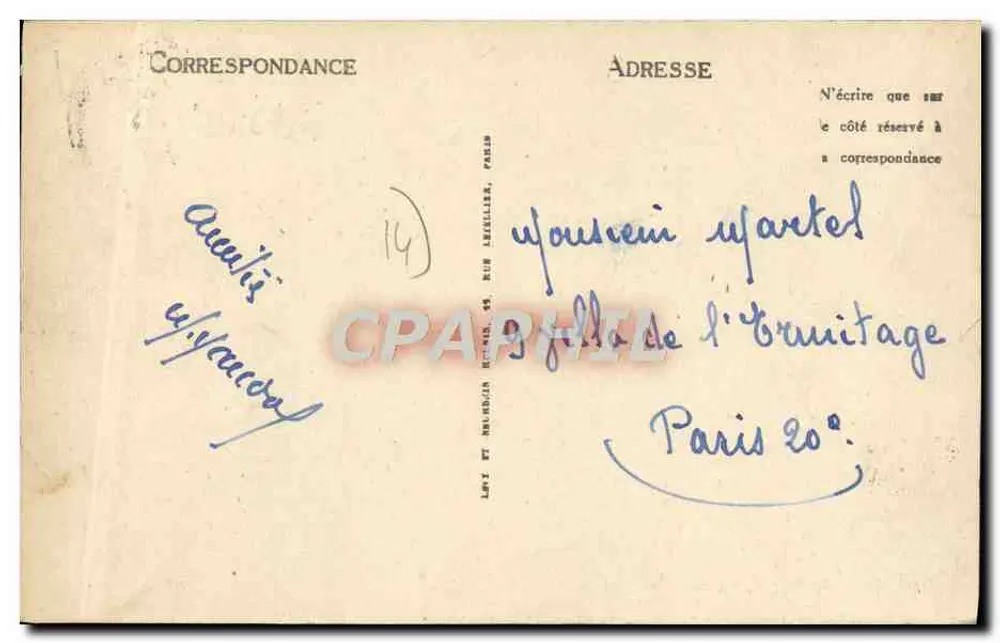 Bayeux - Rue Saint-Martin — editor LL, n°77 - Verso
