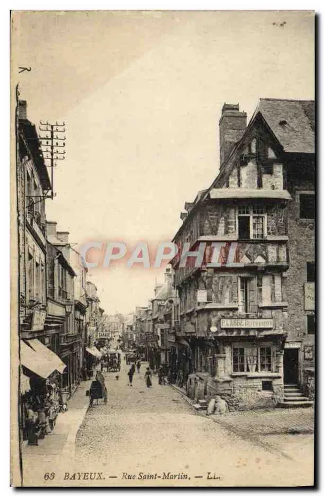 Bayeux — Rue Saint-Martin — LL. — Plardé Boiteux - Frente