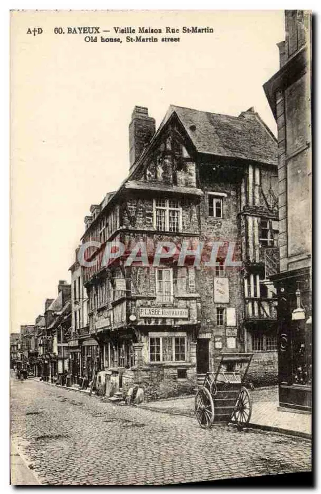 Bayeux — Alte Haus in der Straße St-Martin — A. Dubosq, Verlag - Vorderseite