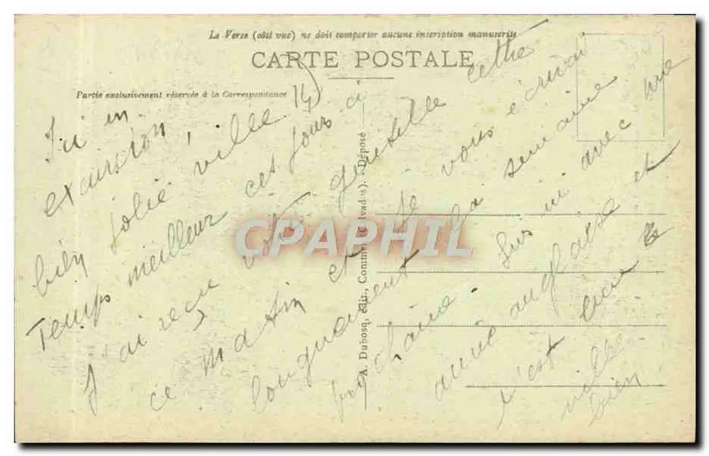 Bayeux — Holzhaus aus dem 14. Jahrhundert, La Rue des Cuisiniers — A+D - Rückseite
