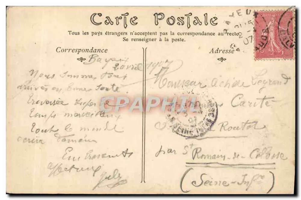 Bayeux — A Rue Saint-Martin — ND Phot, n°64 - Verso
