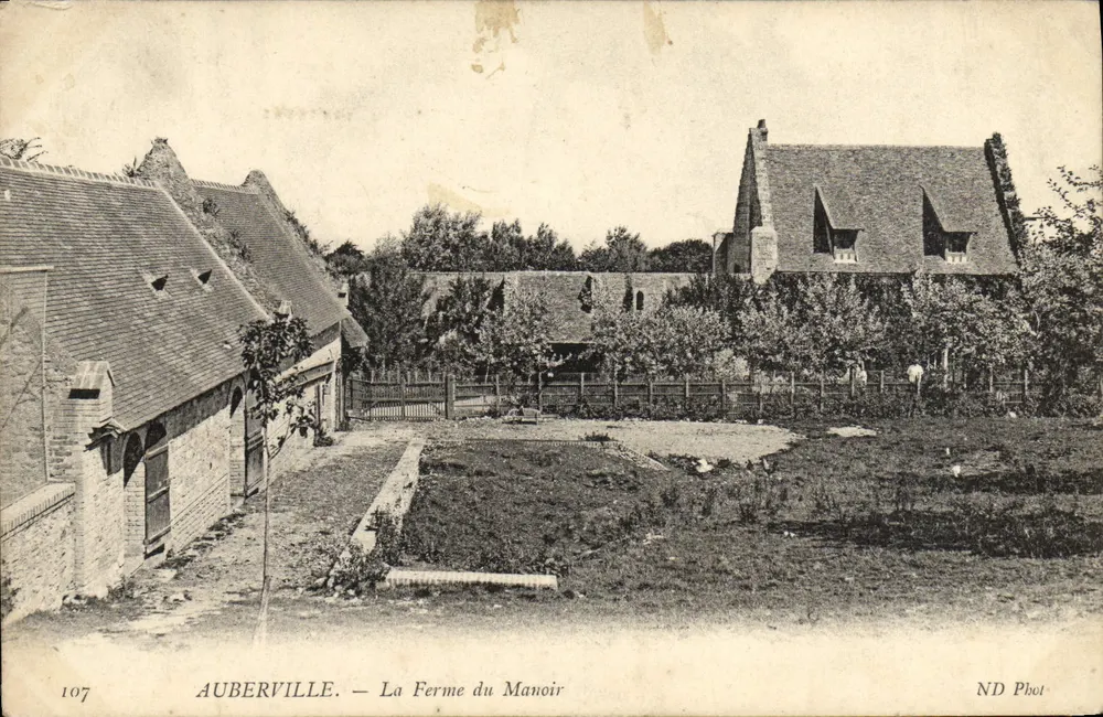 AUBERVILLE — Die Manoir-Farm — ND Phot, n°107 - Vorderseite