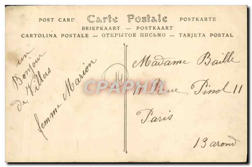 Auvérville — As Falésias — ND Fot. — n°116 - Verso